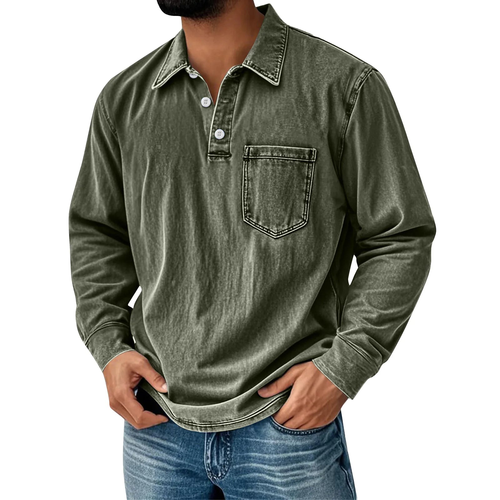 Noel – Vintage Wash Long Sleeve Shirt