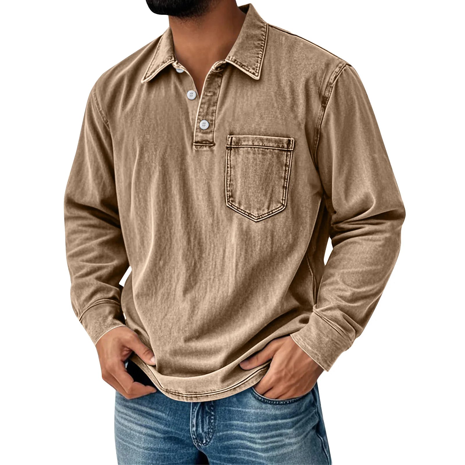 Noel – Vintage Wash Long Sleeve Shirt