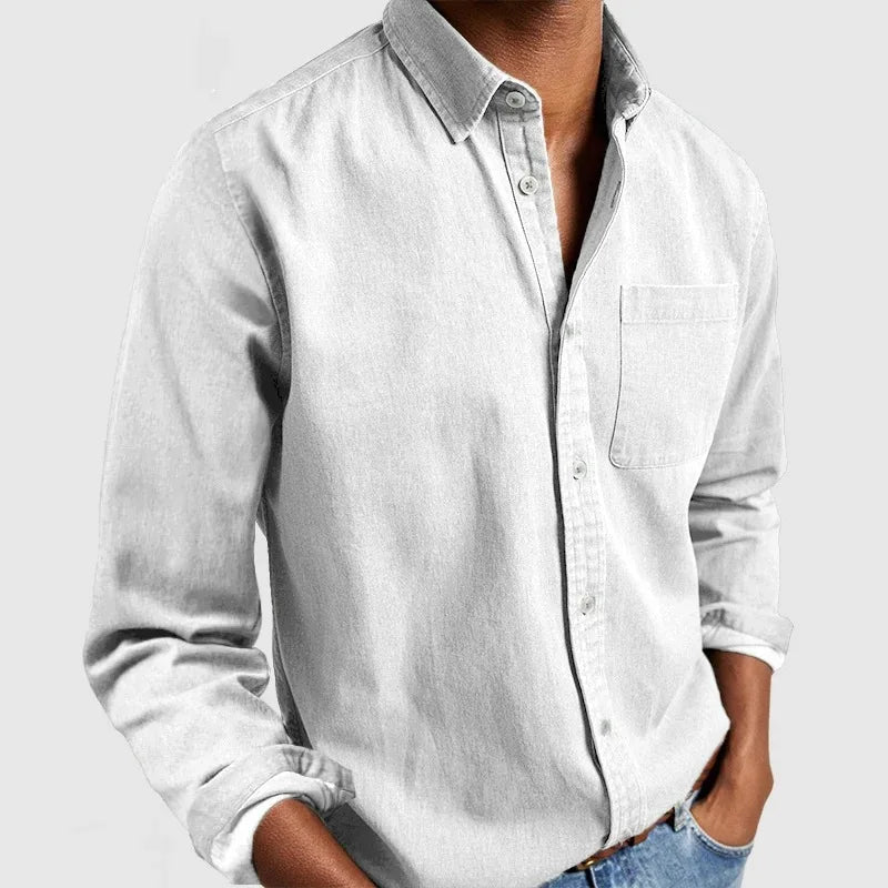 Rene - Pocketed Casual Shirt