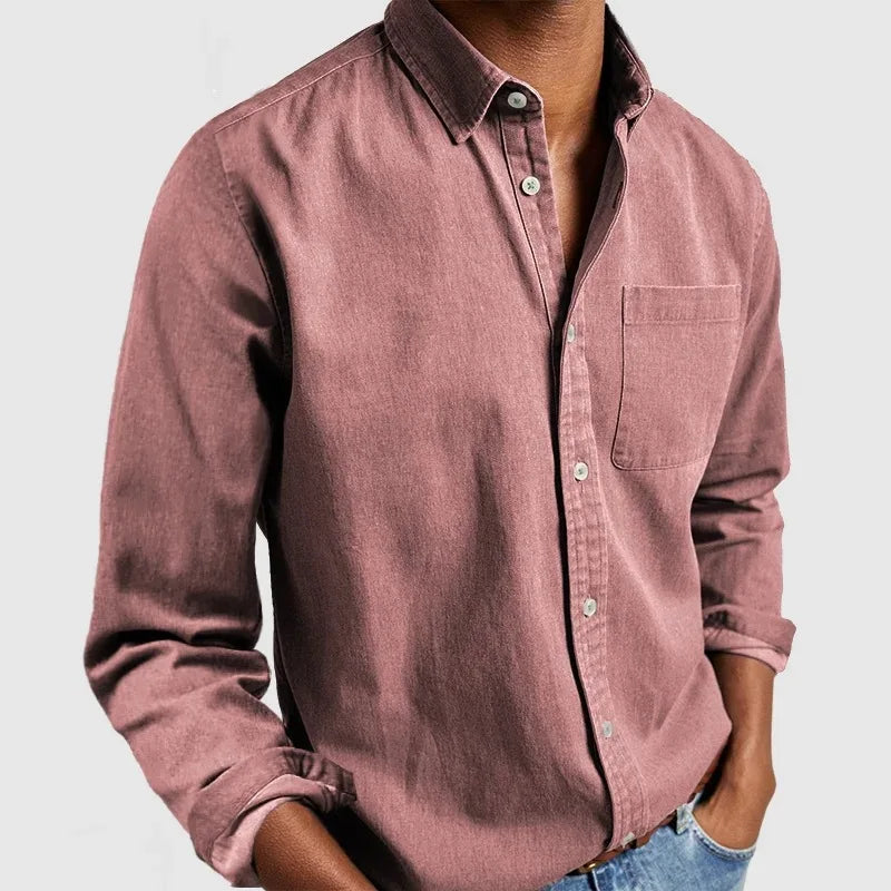 Rene - Pocketed Casual Shirt