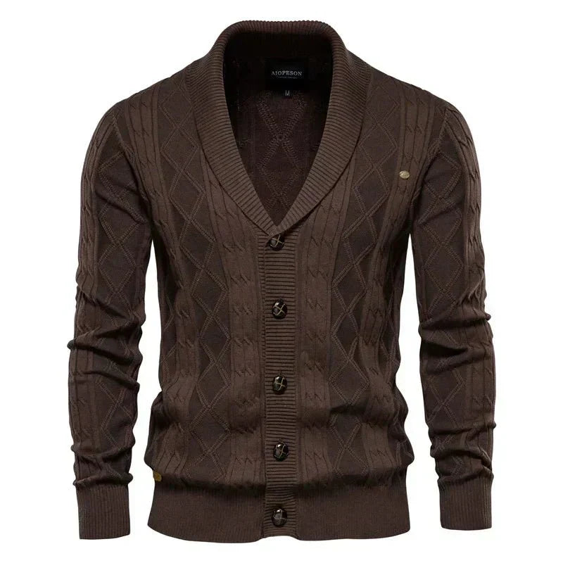 Waldemar | Men's Cardigan with Button Placket