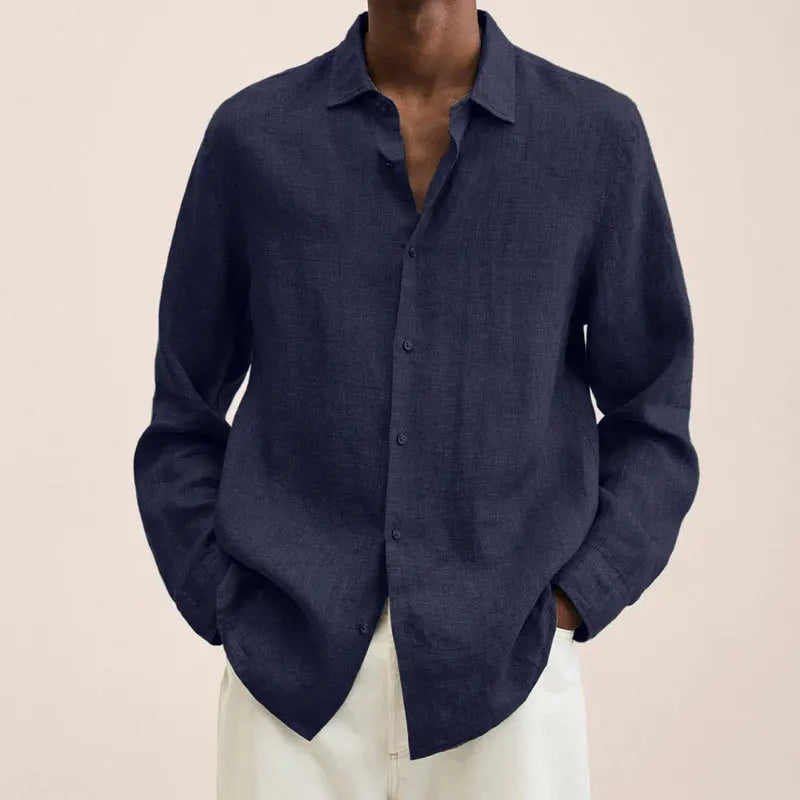 Elias - Classic Linen Button Shirt