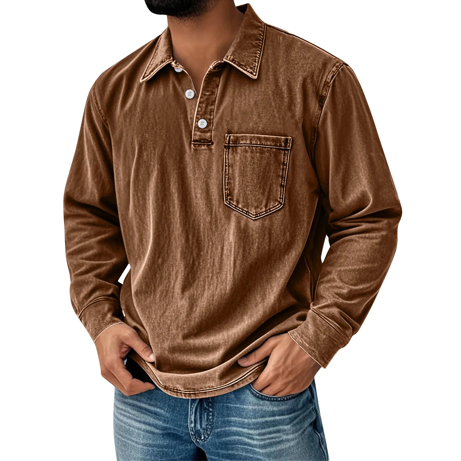Noel – Vintage Wash Long Sleeve Shirt