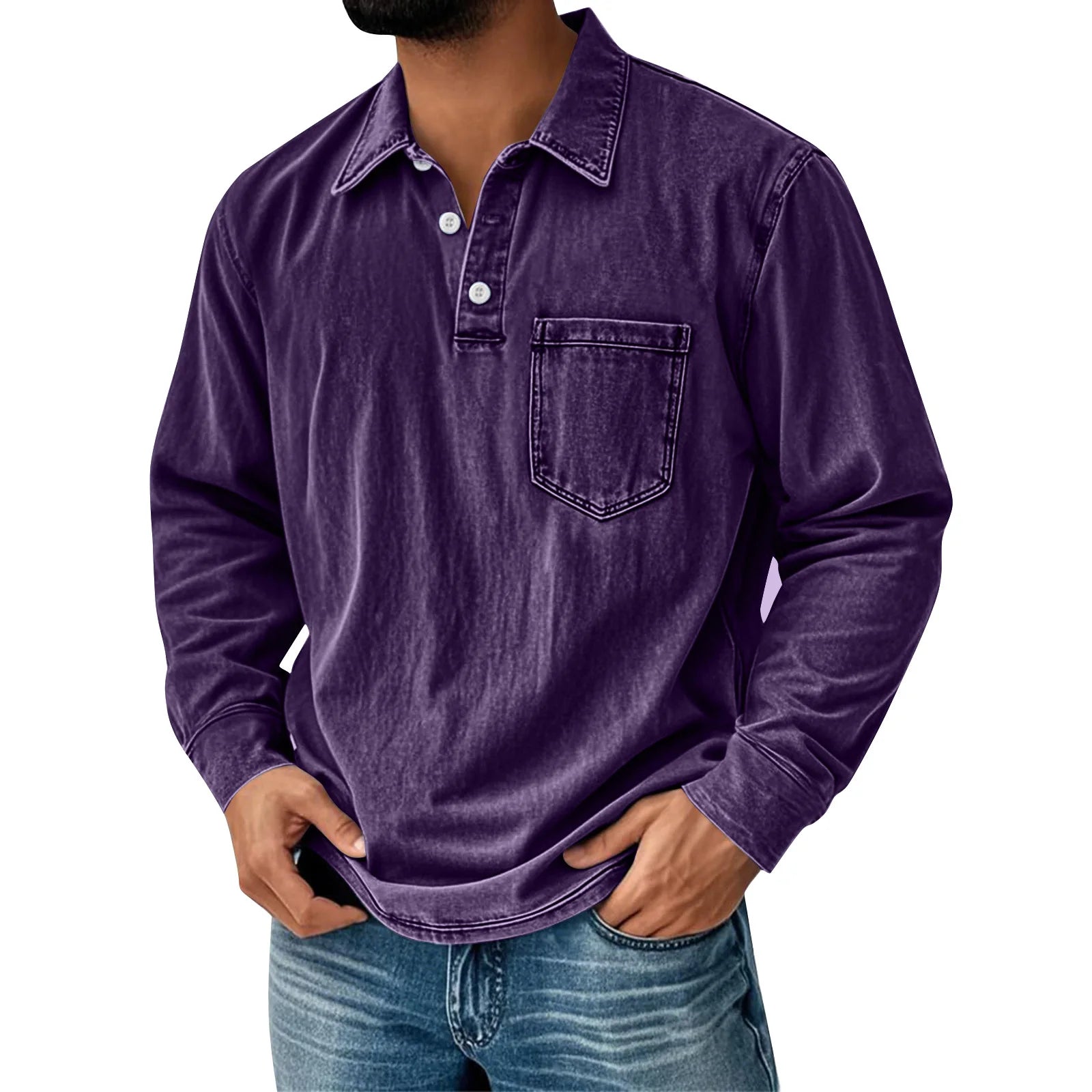 Noel – Vintage Wash Long Sleeve Shirt