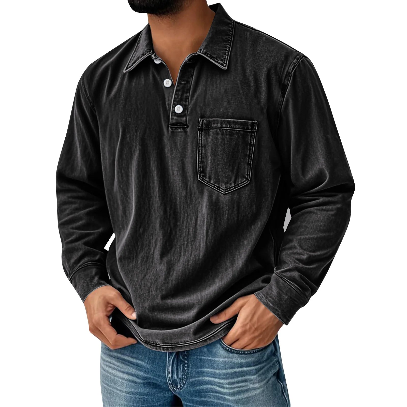 Noel – Vintage Wash Long Sleeve Shirt