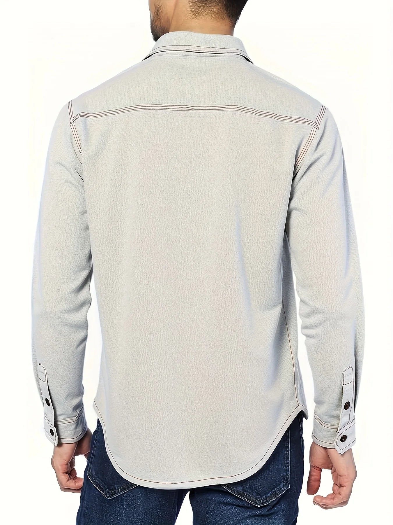 Luca – Classic Denim Shirt Beige