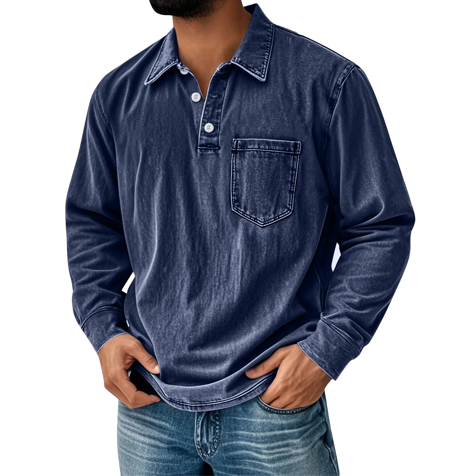 Noel – Vintage Wash Long Sleeve Shirt